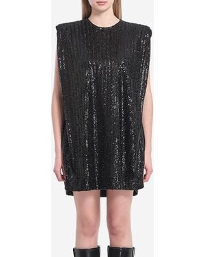 Golden Goose Sequined Mini Dress - Black