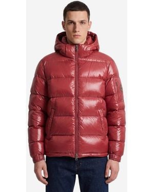 Herno Piumino Polar Tech Con Cappuccio - Rosso
