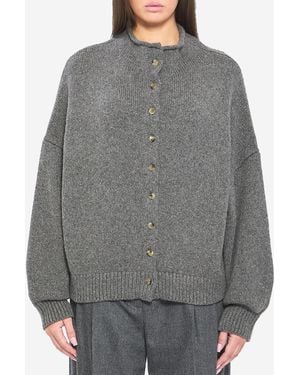 KHAITE Cardigan Nelya - Grigio