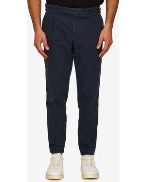 PT Torino Cotton Trousers - Blue