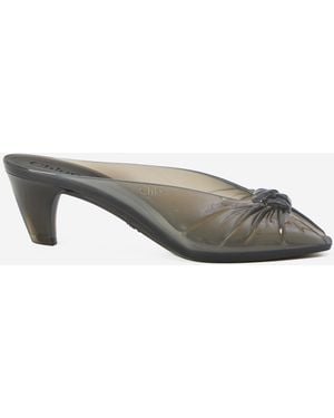 Chloé Chlo Jelly Mules - Gray