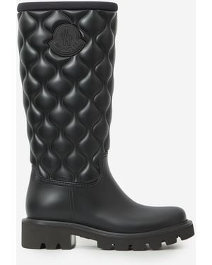Moncler Kickstream High Rain Boots - Black
