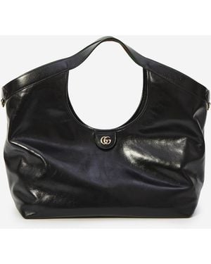 Gucci Giglio Shopping Bag Large - Black