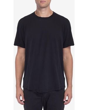 James Perse Cotton Crewneck T-Shirt - Black