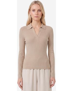 Max Mara Gergo Polo Shirt - Natural