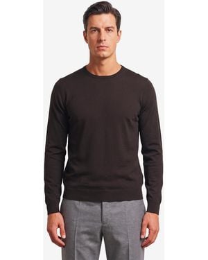 John Smedley Lundy Crew Neck Jumper - Black