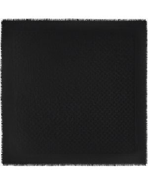 Gucci Gg Jacquard Scarf - Black