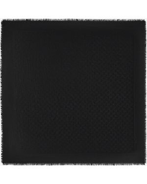 Gucci Sciarpa Jacquard Gg - Nero