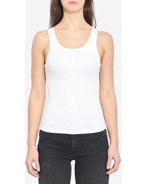 Alaïa Darts Tank Top - White