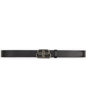 Balenciaga Bb Belt - White