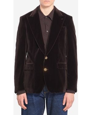 Dolce & Gabbana Singlebreasted Sicilia Light Jacket - Black