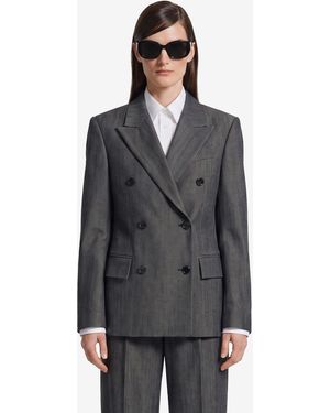Balenciaga Doublebreasted Tailored Jacket - Gray