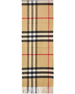 Burberry Check Scarf - Metallic