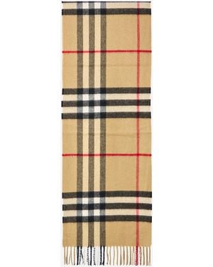 Burberry Sciarpa Check - Metallizzato