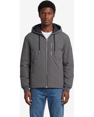 Moose Knuckles Bomber Northdale Con Cappuccio - Grigio