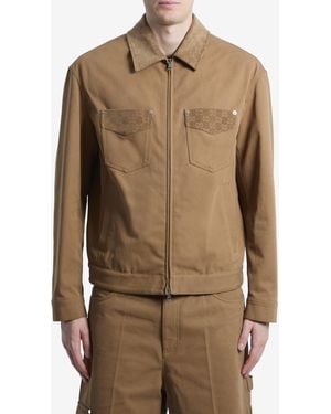 Gucci Camel Cotton Jacket - Brown