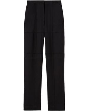 Jil Sander Cotton Cargo Trousers - Black