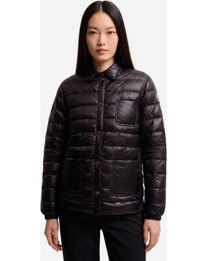 Moncler Fouine Padded Shirt Jacket - Black