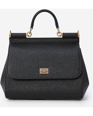 Dolce & Gabbana Borsa A Mano Sicily Grande - Nero