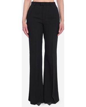 Balenciaga Flared Trousers - Blue
