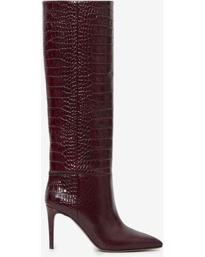 Paris Texas Rouge Noir Stiletto Boots 85 - Purple