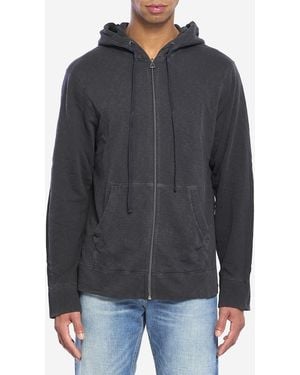 James Perse Cotton Hoodie - Black