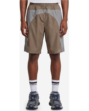 Balenciaga Techwear Track Shorts - Natural