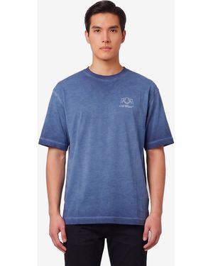 Off-White c/o Virgil Abloh Offline Half Arrow Skate Tshirt - Blue