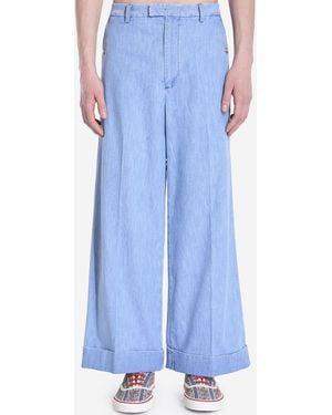Valentino Garavani Oversized Trousers - Blue