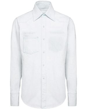 Maison Margiela Selvedge Denim Shirt - White