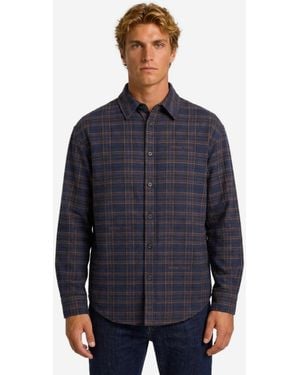 Off-White c/o Virgil Abloh Offwhite Check Padded Overshirt - Blue