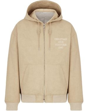 Dior Christian Dior Couture Hooded Jacket - Natural