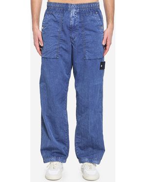 Stone Island Loose Pants - Blue