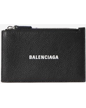 Balenciaga Cash Long Coin Purse And Card Holder - White