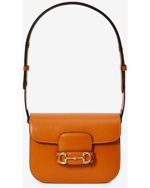 Gucci Horsebit 1955 Small Bag - Orange