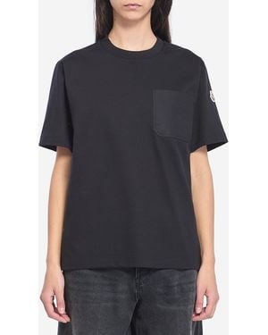 Moncler Tshirt With Pocket - Black