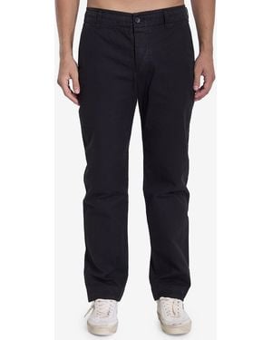 James Perse Rigid Canvas Trousers - Blue