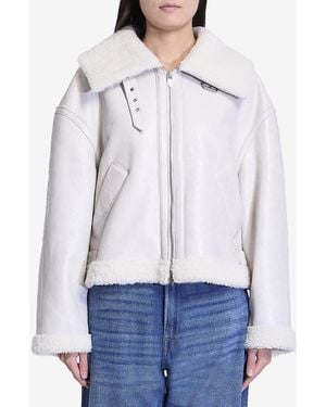 Salvatore Santoro Shearling Jacket - Blue