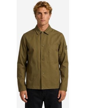 Stone Island Military Ghost Overshirt - Green