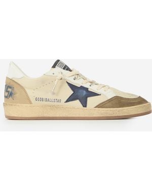 Golden Goose Ball Star Trainers - White