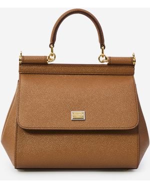 Dolce & Gabbana Miss Sicily Bag Medium - Brown