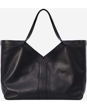 Saint Laurent Large Y Tote Bag - Black