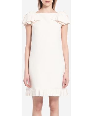 Valentino Garavani Crepe Couture Dress - White