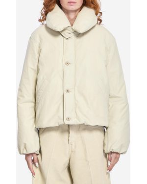 Lemaire Short Puffer Blouson - Natural