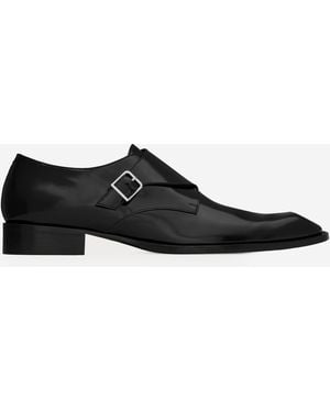 Saint Laurent Mocassini Monk Strap Connor - Bianco