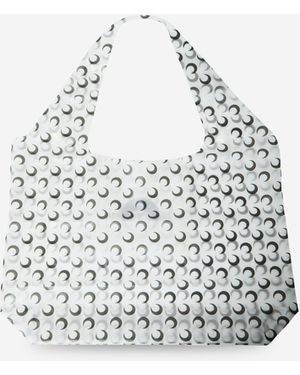 Marine Serre Moon Shopping Bag - White