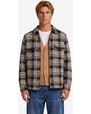 Guest In Residence Plaid Work Shirt - Grey