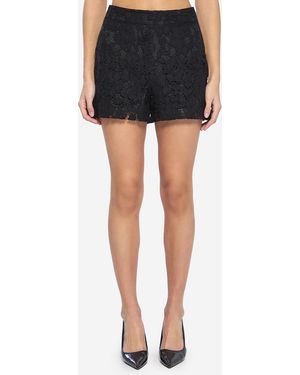 FEDERICA TOSI Lace Shorts - Black