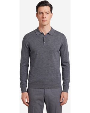 John Smedley Belper Polo - Grey
