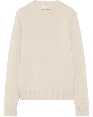 Lanvin Wool And Cashmere Sweater - Natural